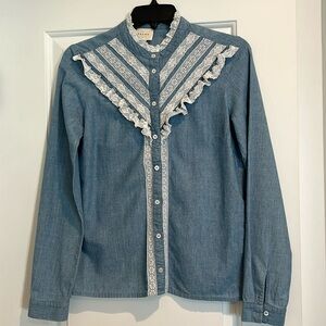 Sézane chambray shirt